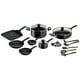 thumbnail image 1 of Batería de cocina 20 piezas Easy Care Negro Tefal, 1 of 5