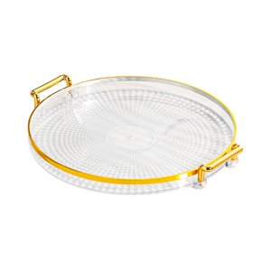 Bothyi - Frutas Snack Plato Para Servir Bandeja De Almacenamiento De Cosméticos Para Tocador De Baño Tocador 1 Nivel