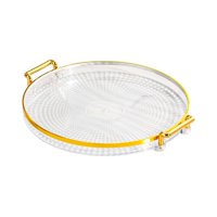 Bothyi - Frutas Snack Plato Para Servir Bandeja De Almacenamiento De Cosméticos Para Tocador De Baño Tocador 1 Nivel