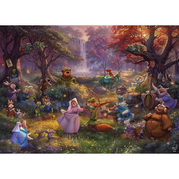 Rompecabezas Ceaco Thomas Kinkade Disney Robin Hood 1000 piezas