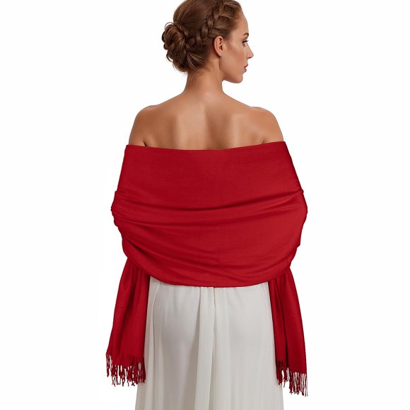 Chal RUI VTRON Grande 203 cm x 71 cm Rojo - Bufanda de Invierno