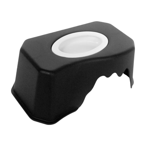 Caja para esconder reptiles, escondite para serpientes, liviana, paisajística, fácil de limpiar, accesorios para tanques escondidos para tortugas, ser Negro