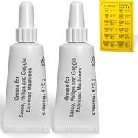 Paquete De 2 Grasas Gladwise Para Máquina De Café Espresso Saeco Philips 5 Ml