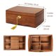 thumbnail image 3 of Caja de joyería EURIELK mediana 26 × 18 × 10 cm con cerradura, 3 of 7