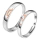 thumbnail image 1 of Anillo Alianzas Plata 925 Sol Luna Parejas Compromiso Par plateado Talla única, 1 of 5