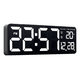 thumbnail image 1 of Reloj Pared Digital 40x13cm Grande Dia Fecha Hora Temp Led B, 1 of 3