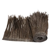 Magideal - Rollos De Paja De Palma Artificial, Techo De Paja, Corredor De Césped Multifuncional Para Barco De , Techo De Paja De Simulación Para Cabaña, Bar Negro