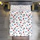 thumbnail image 2 of Blue Hello Kitty Comforter Set Soft 3 Pcs Twin Bedding Sets Thicken for All Season, 2 of 5