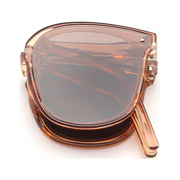 Foldable Square Frame Sunglasses For Women Men Rivet Decor Polarized Glasses Casual Portable Outdoor Eyewear UV400