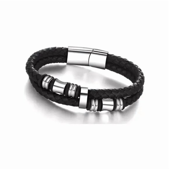 Pulsera Cuero Genuino Royal Madriz Vintage Hombre