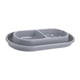 thumbnail image 4 of Tazones para gatos para alimentos y agua mascota tazón doble para gatos interiores, platos de cachorros de cachorro fáciles de limpiar fáciles de , Gris, 4 of 5