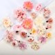 thumbnail image 5 of Unique Bargains 21 piezas de Clips de Flores para el Cabello Flores Falsas para Accesorios de Cabello para Mujeres y Niñas Rosa, 5 of 7