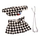 thumbnail image 3 of Ropa Para Muñecas De 15 Cm, Accesorios De Peluche Cómodos Para Muñecas, Accesorios Fotográficos Elegantes, Collar Negro DIY, 3 of 3