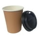 thumbnail image 1 of Vaso Desechable Kraft Polipapel 8oz Con Tapa (100 Unidades), 1 of 2