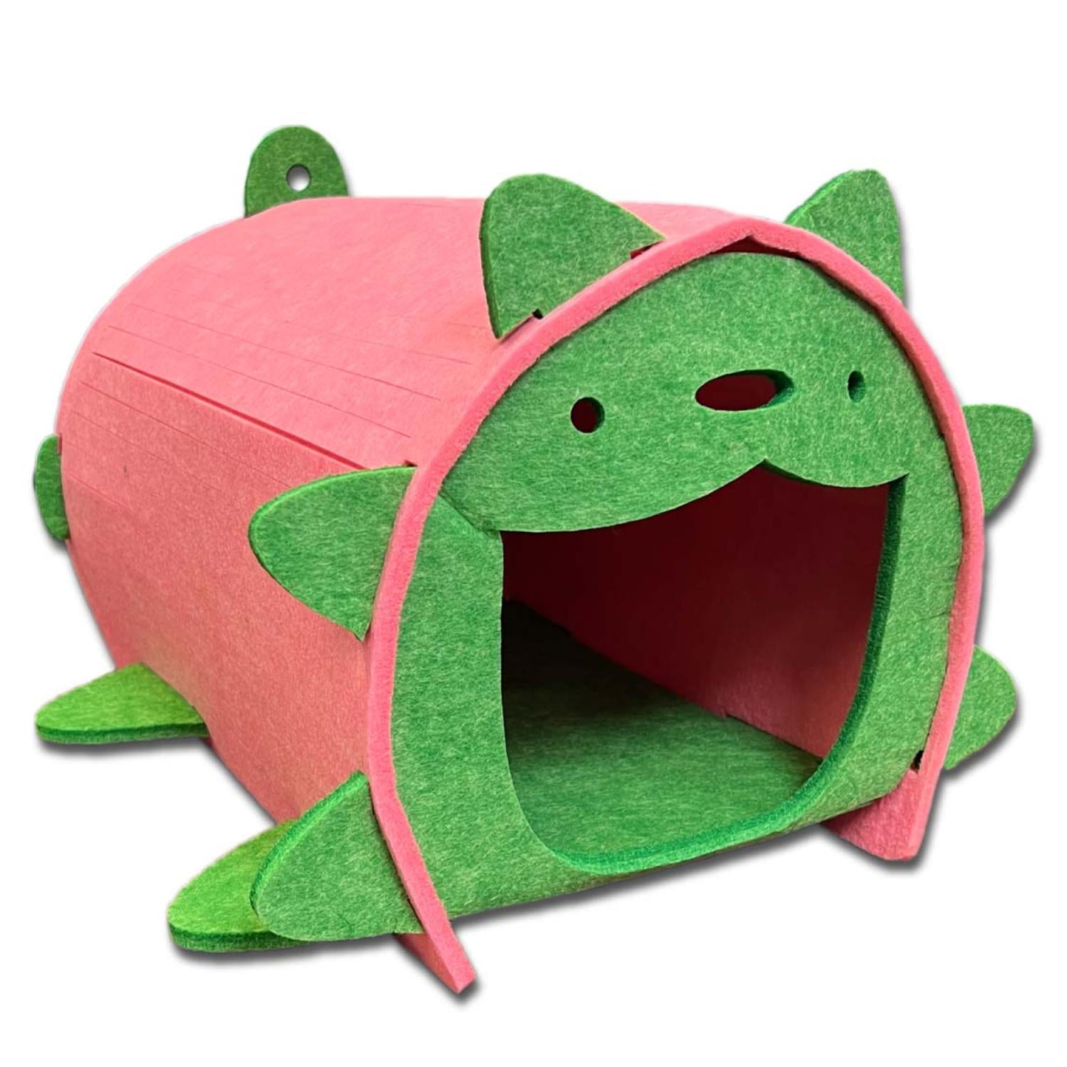 Total E-commerce - Casa Para Gato Mascota De Fieltro Tipo Flor