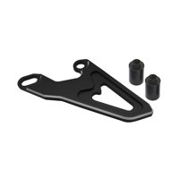 Ioensy - Protector De Cadena De La Cubierta Del Piñón Delantero/Aleación De Aluminio Para Kawasaki Negro