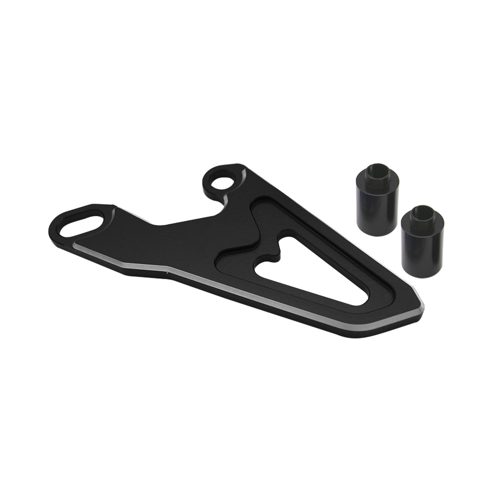 Ioensy - Protector De Cadena De La Cubierta Del Piñón Delantero/Aleación De Aluminio Para Kawasaki Negro