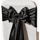 thumbnail image 1 of Cintas para sillas ZSJFMF 50 unidades 275 cm negro satinado, 1 of 7