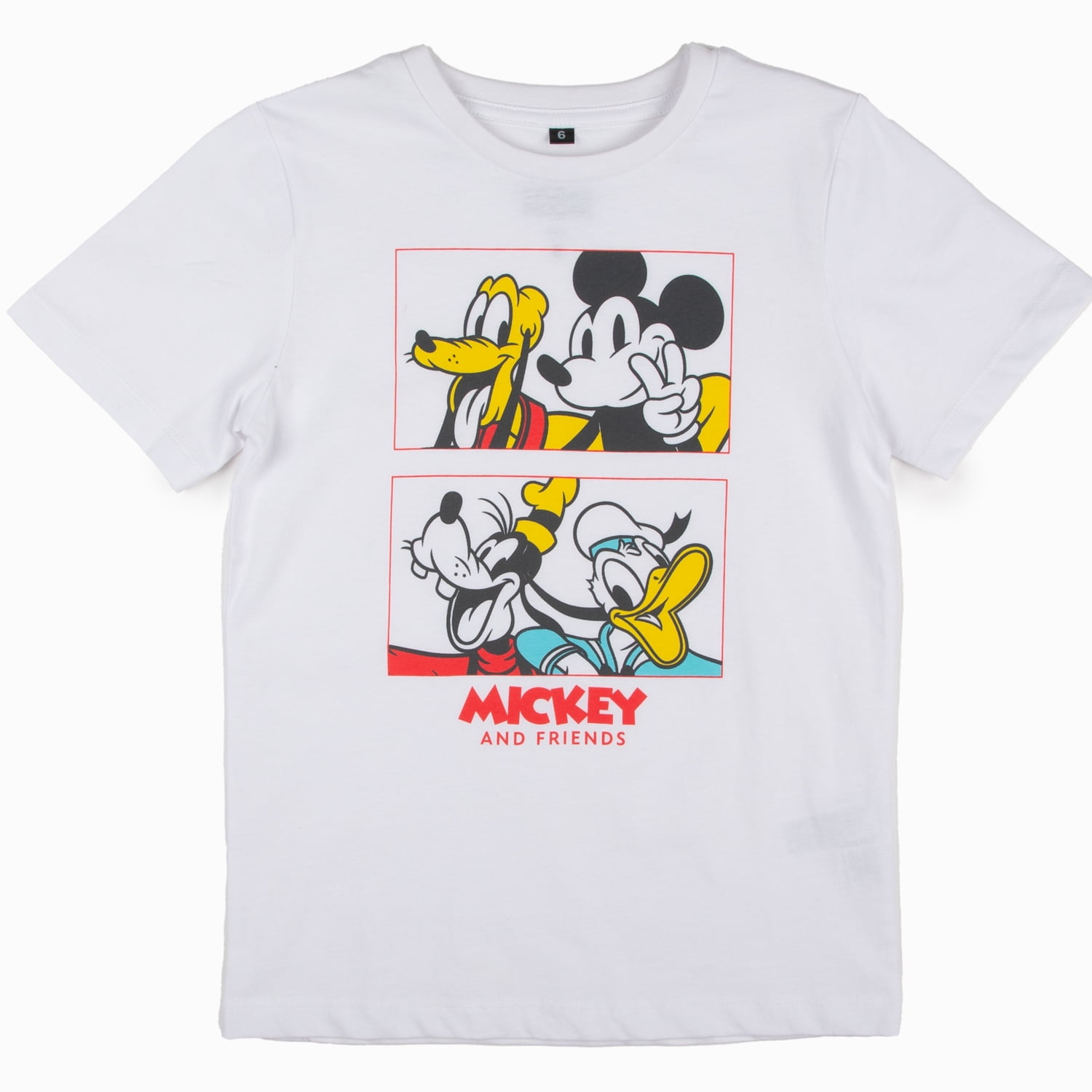 Pack Poleras Niño Mickey Y Sus Amigos Rojo Disney