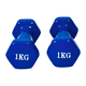 thumbnail image 1 of Par de Mancuernas 1kg c/u Total 2kg Hexagonales de Vinilo, 1 of 3