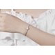 thumbnail image 5 of Pulsera de Tenis de Moissanita de 6-8 Pulgadas para Mujer Color D VVS1 Plata de Ley S925 Diamante Creado en Laboratorio Pulsera de Tenis Perfecta para Uso Diario, 5 of 7