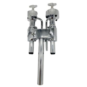 Magideal - Soporte Doble Para Tom, Soporte Metálico Para Tambor, Abrazadera De Montaje Para Tambor Tom, Soporte Para Tom Drum, Piezas De Repuesto Para Instrument