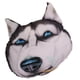 thumbnail image 5 of Almohada Para El Cuello Del Asiento Del Coche, Almohada De Animales De Dibujos Animados Con Bolsa De Carbón, Huskies, 5 of 5
