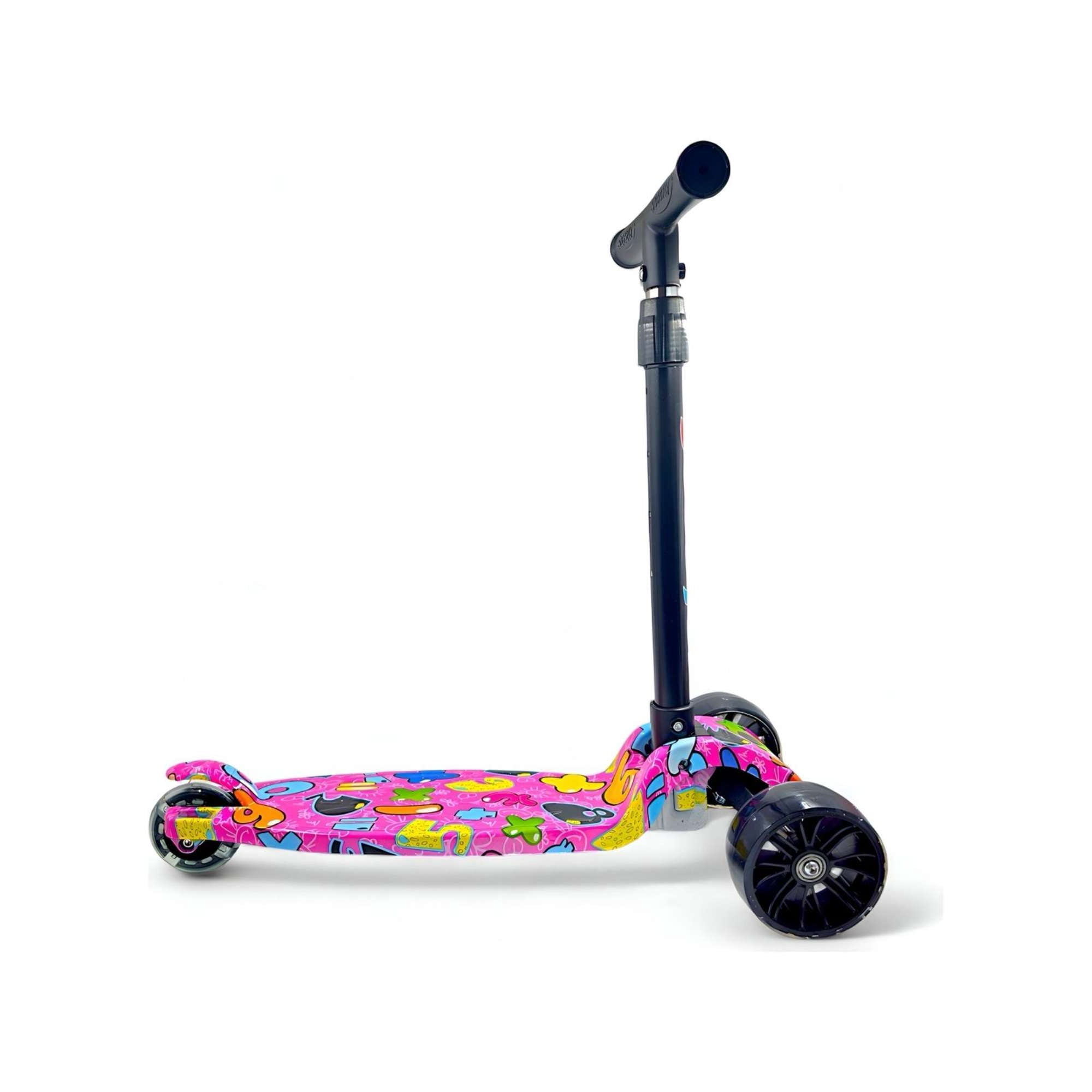 Genérico - Scooter Colorido Infantil De 3 Ruedas Con Luces