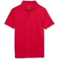 Polo Izod Para Niños, Uniforme Escolar De Alto Rendimiento, Color Rojo, Talla 6