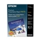 thumbnail image 1 of Papel Epson mate sin bordes blanco brillante 28 x 36 cm, 1 of 4