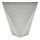 thumbnail image 5 of Macetero Maceta Geometrico Diseño Nordico De Plastico Blanco, 5 of 7