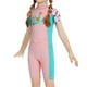 thumbnail image 3 of Trajes De Neopreno Para Niños Protección Solar Traje De Baño Para Niñas Y Niños Ropa De Playa Traje De Neopreno Con Cremallera En La Espalda S Rosa, 3 of 5