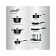 thumbnail image 2 of Batería de cocina 15 piezas aluminio antiadherente negro wolf, 2 of 3