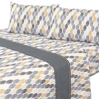 Mallorca - Juegos De Sábanas T144 King Sidney Grafito