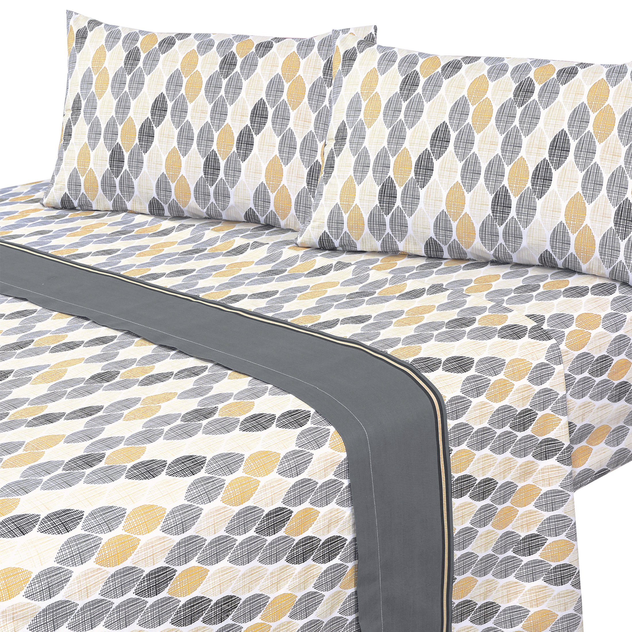 Mallorca - Juegos De Sábanas T144 King Sidney Grafito