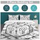 thumbnail image 5 of Super Mario 3-Piece Comforter Set for Bedroom Super Mario Bedding Set for Kids Adults Soft Microfiber Duvet Cover Set with Zipper Closure, 5 of 5