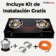 thumbnail image 4 of Cocina Encimera a Gas Licuado Vidrio 2 Platos + KIT de Instalación, 4 of 8