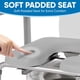 thumbnail image 5 of Asiento elevado para inodoro Platinum Health Ultimate con asas, color gris, 5 of 6