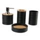 thumbnail image 3 of Juego De 4 Accesorios De Baño, Decoración De Baño, Juego Completo De Accesorios De Baño, Color Negro, 3 of 3