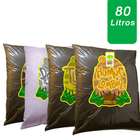 Grow Sweet - Pack Sustrato Premium 80 Litros Completo: Humus 20L, Perlita Gruesa 20L, Turba Rubia 20L Y Fibra De Coco