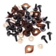 thumbnail image 1 of 100pcs ojos de mu?eca de seguridad para diy oso de peluche mu?eca arandelas de juguete 14mm marrón, 1 of 5