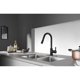 thumbnail image 3 of Grifo de cocina Kingston Brass Gourmetier LS8680CTL negro mate, 3 of 9