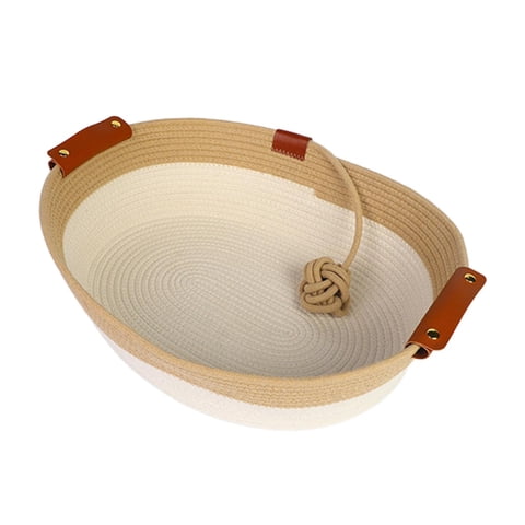 Magideal - Cama De Gato Cesta De Cama De Gato Para Rascar Cama De Salón Redonda Lavable Portátil Cama De Dormir De Gato Suave Para El Hogar Cama De Perro Pequeño S