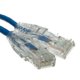 thumbnail image 1 of Cable Ethernet Slim Cat6a Futureonics de 3 m, 10 Gbps, azul, 1 of 4