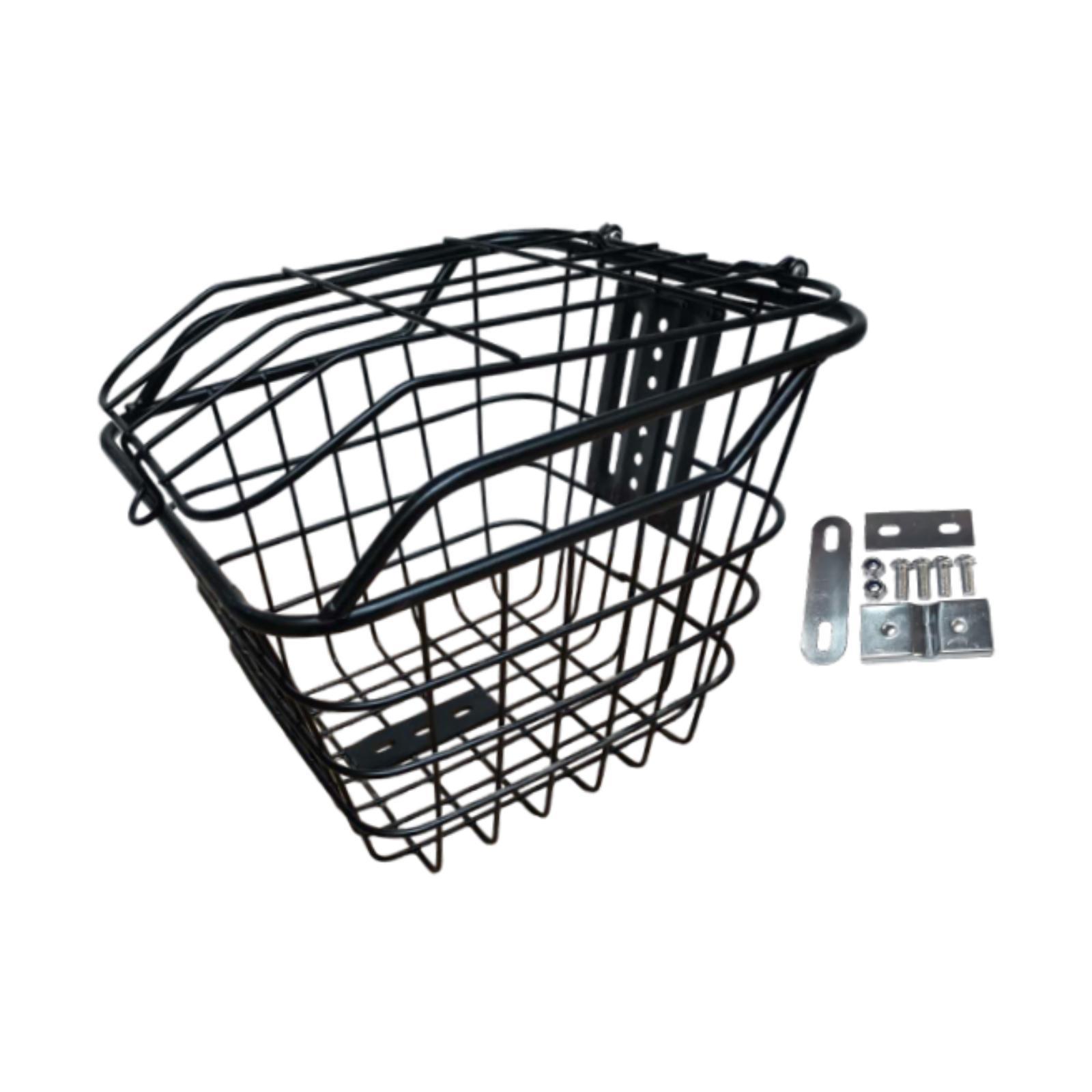 Magideal - Accesorios Para Cesta Delantera De Bicicleta Con Tapa Fácil Instalación Cesta Para Bicicleta De Gran Capacidad Cesta Colgante Para Bicicleta De Carret