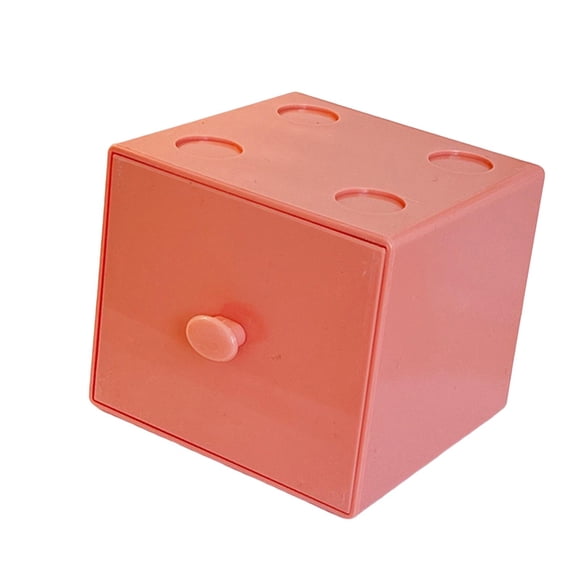 Caja De Cajón De Escritorio Soporte Cosmético Para Ahorro De Espacio Para Dormitorio De Oficina Pasillo Rosa