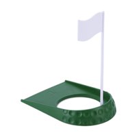 Ioensy - Golf Putter Green Hole Cup Practice Aid Yard Ajustable Asta De Bandera Agujero Interior