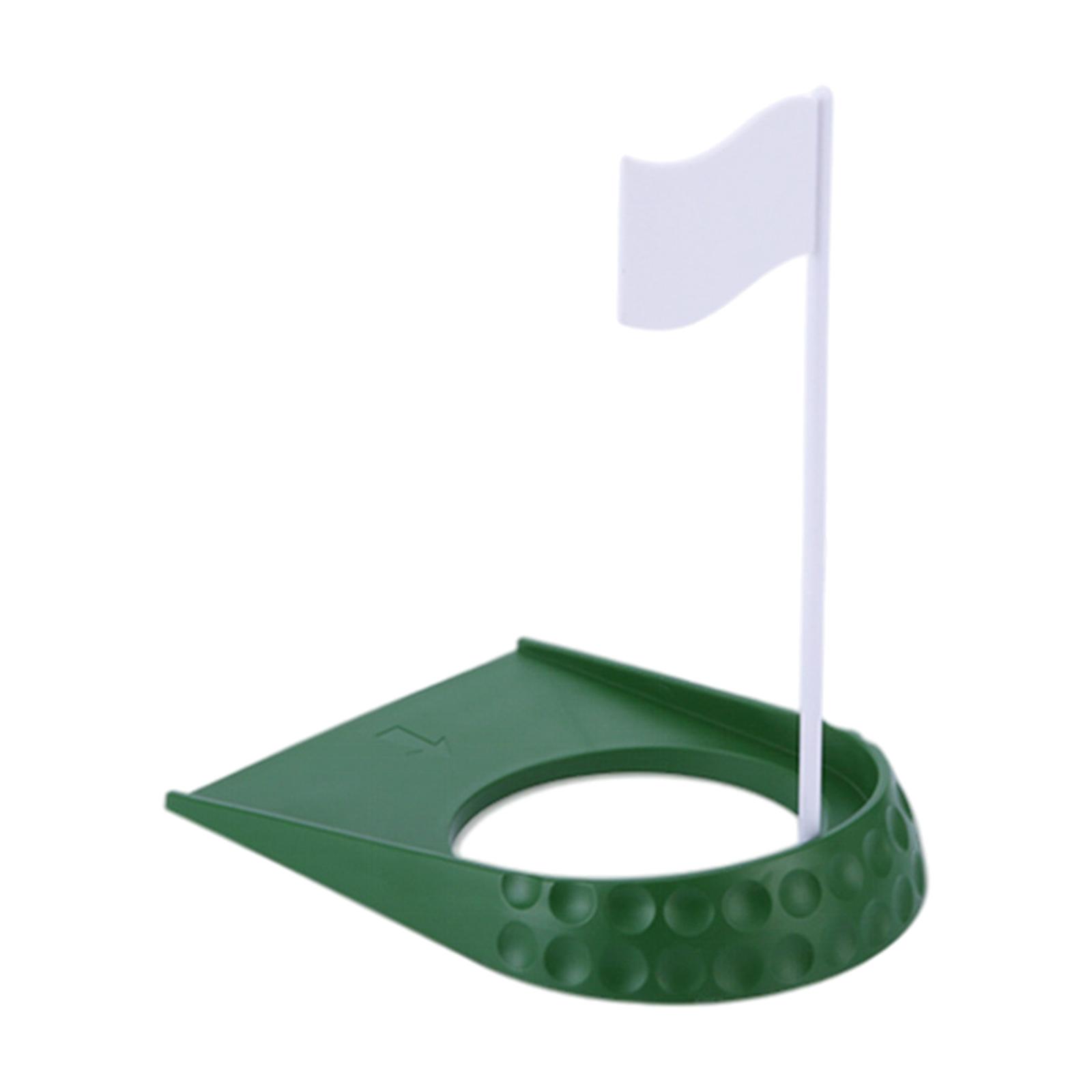 Ioensy - Golf Putter Green Hole Cup Practice Aid Yard Ajustable Asta De Bandera Agujero Interior