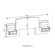 thumbnail image 4 of Respaldo De Cama Con Veladores Y Luz Led Antonella Blanco, 4 of 4