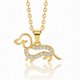 thumbnail image 1 of Collar y dige fantasia raza dachshund circon golden, 1 of 3